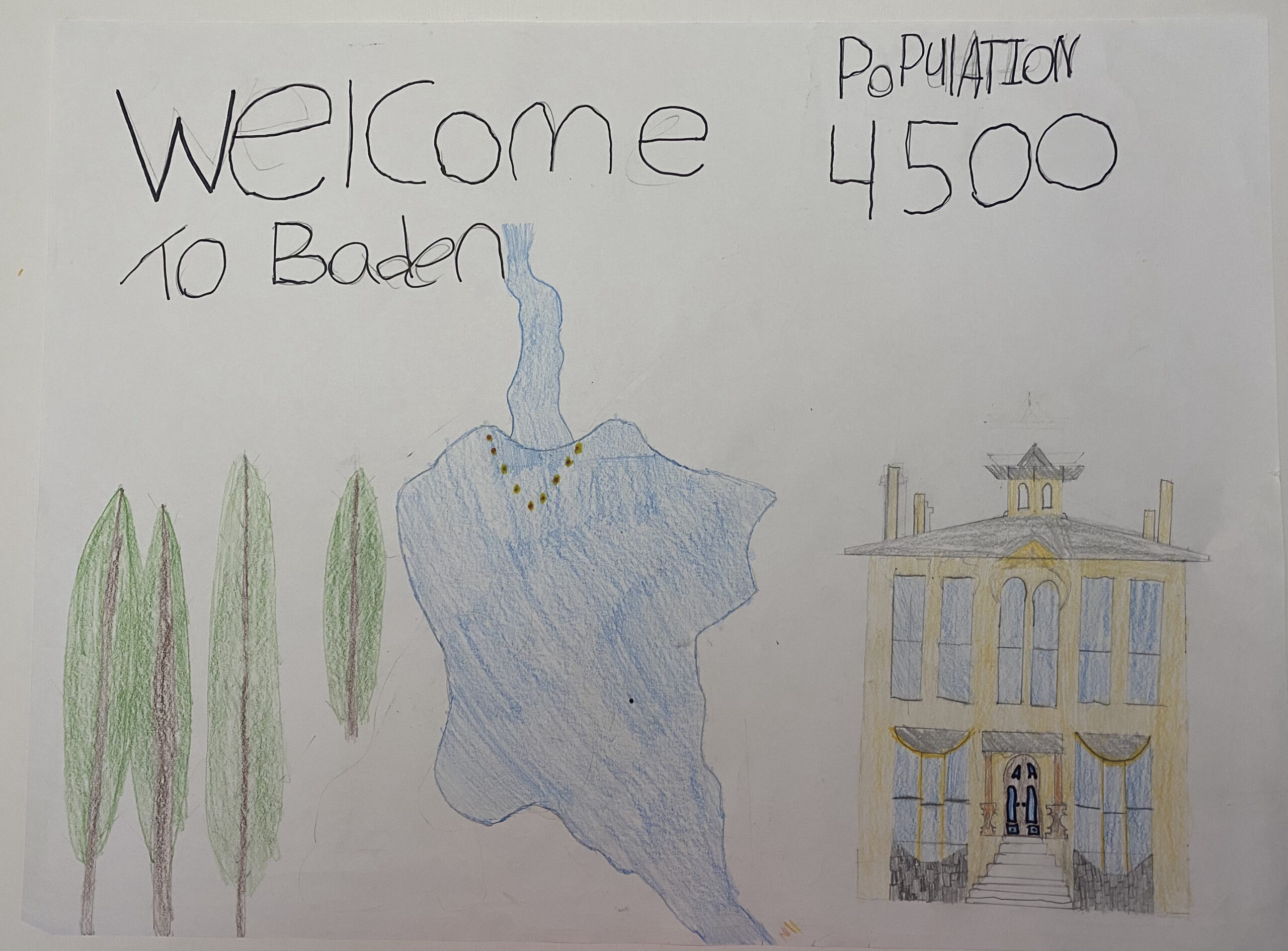 welcome to Baden sign by Ryan