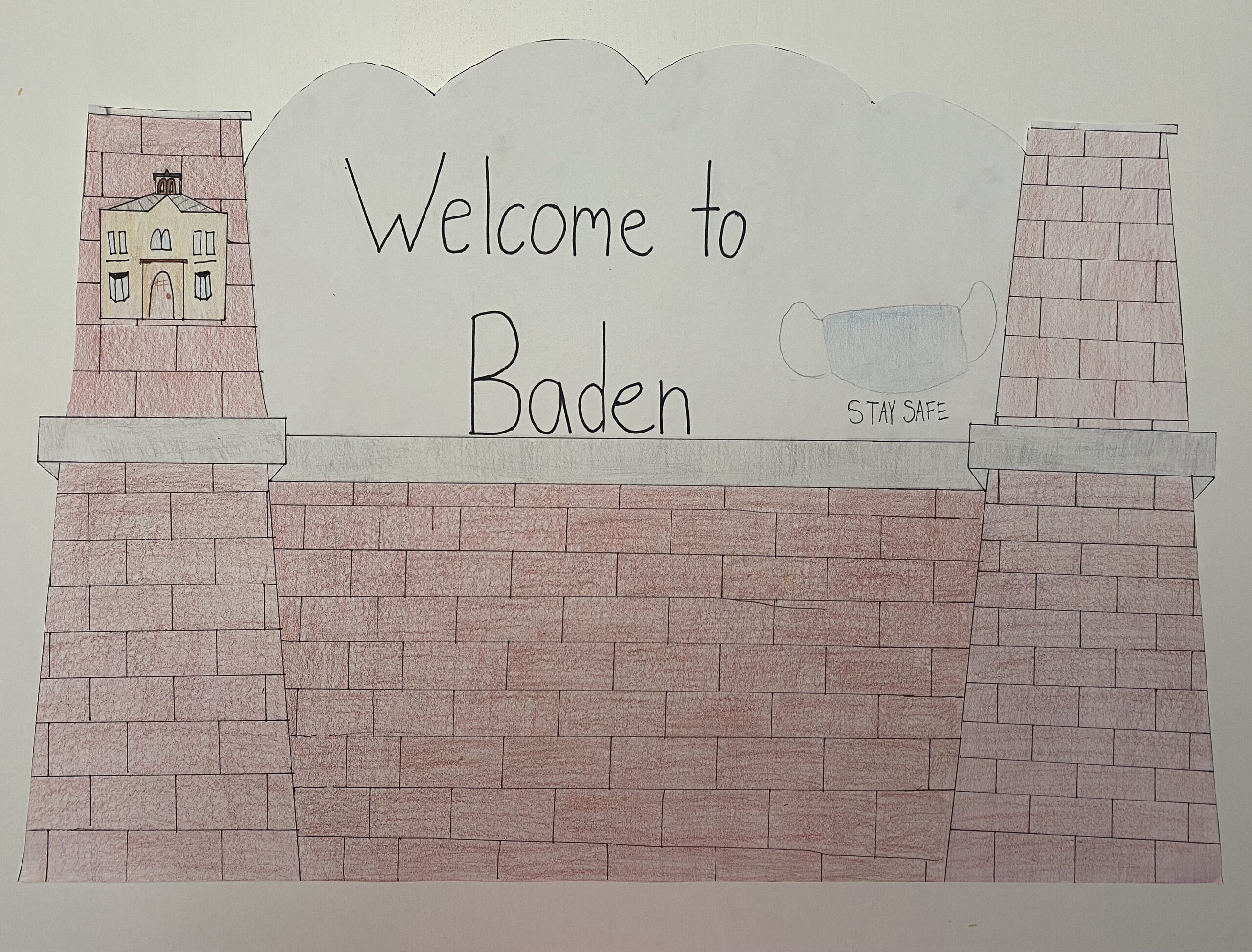 welcome to Baden sign by Brooke