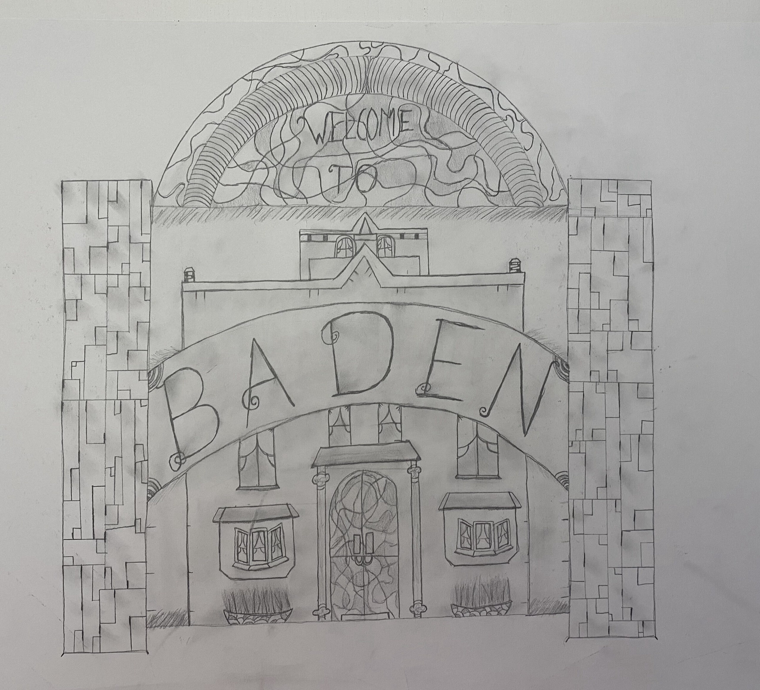 welcome to Baden sign by Mawuko