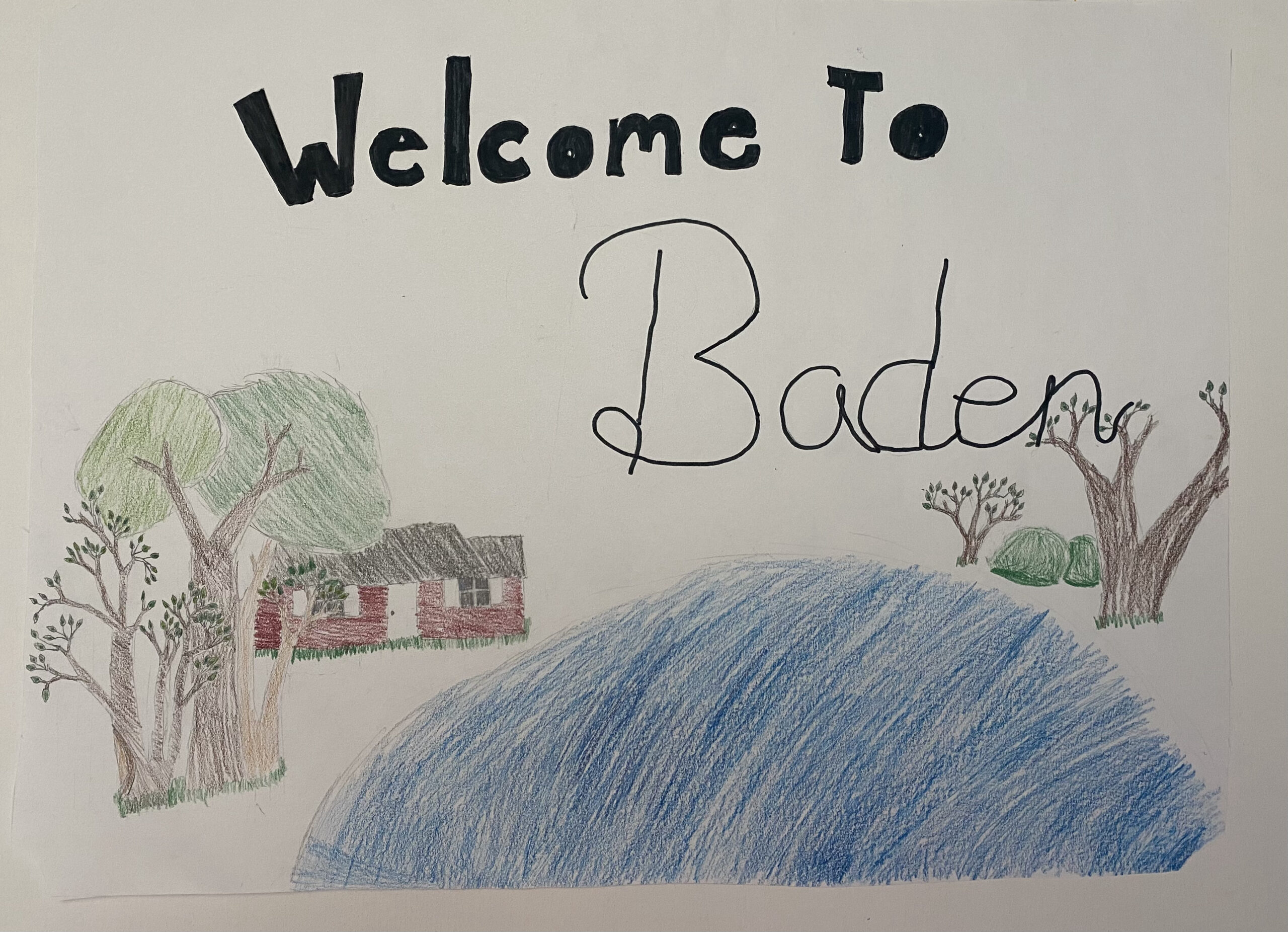 welcome to Baden sign by Natalia