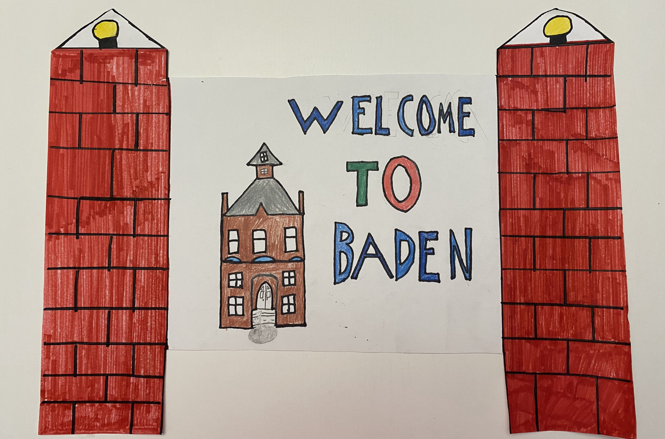welcome to Baden sign by Isobel