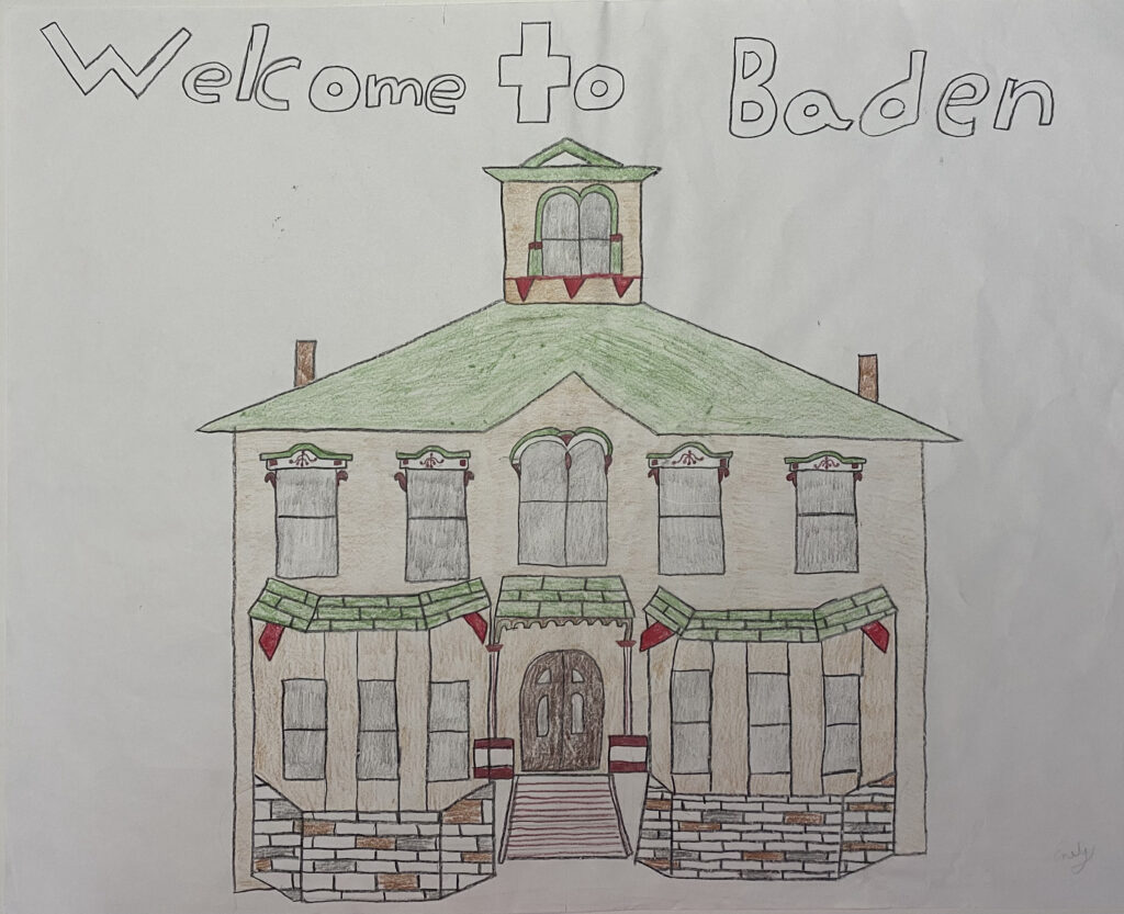 welcome to Baden sign by Emily