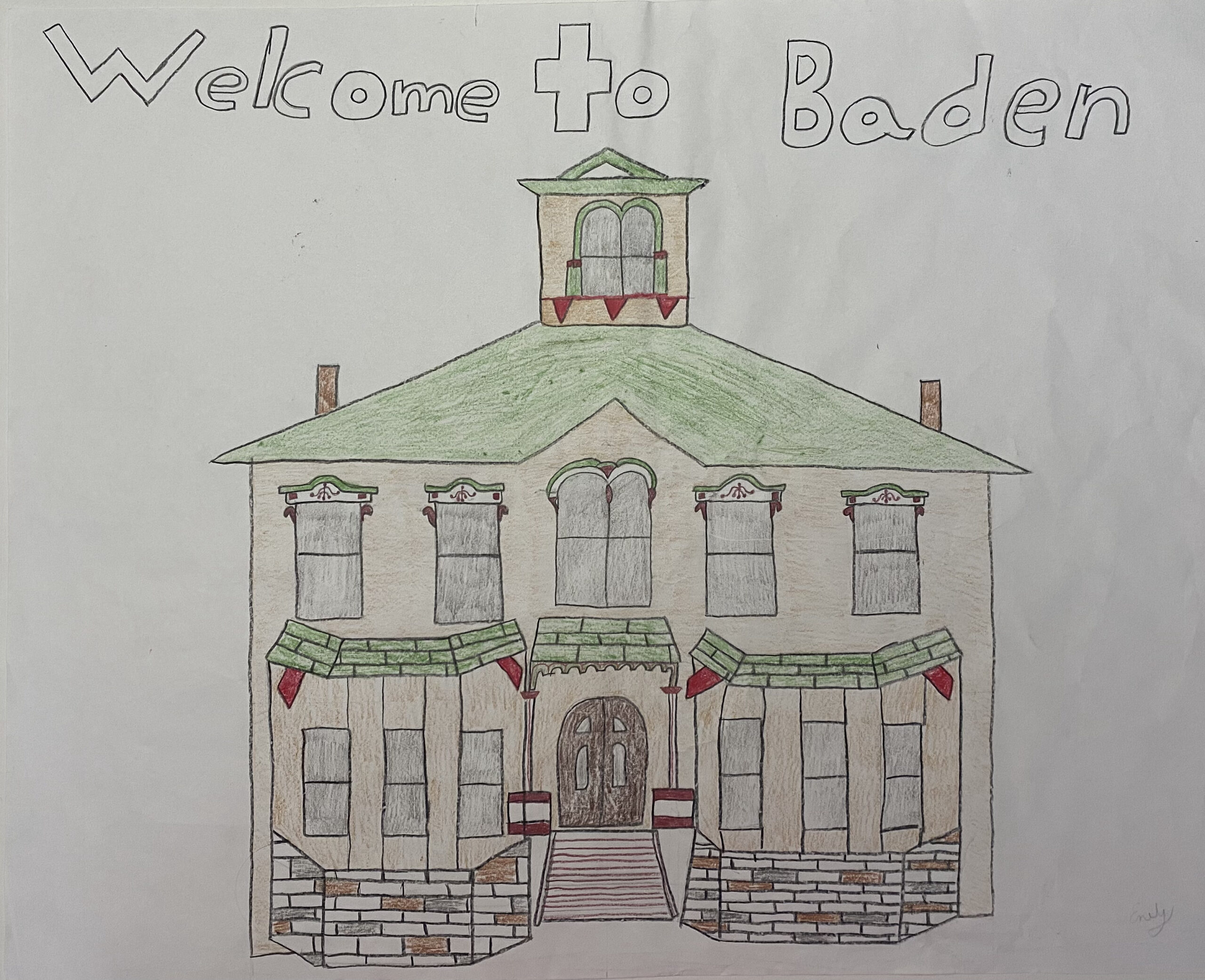 welcome to Baden sign by Emily
