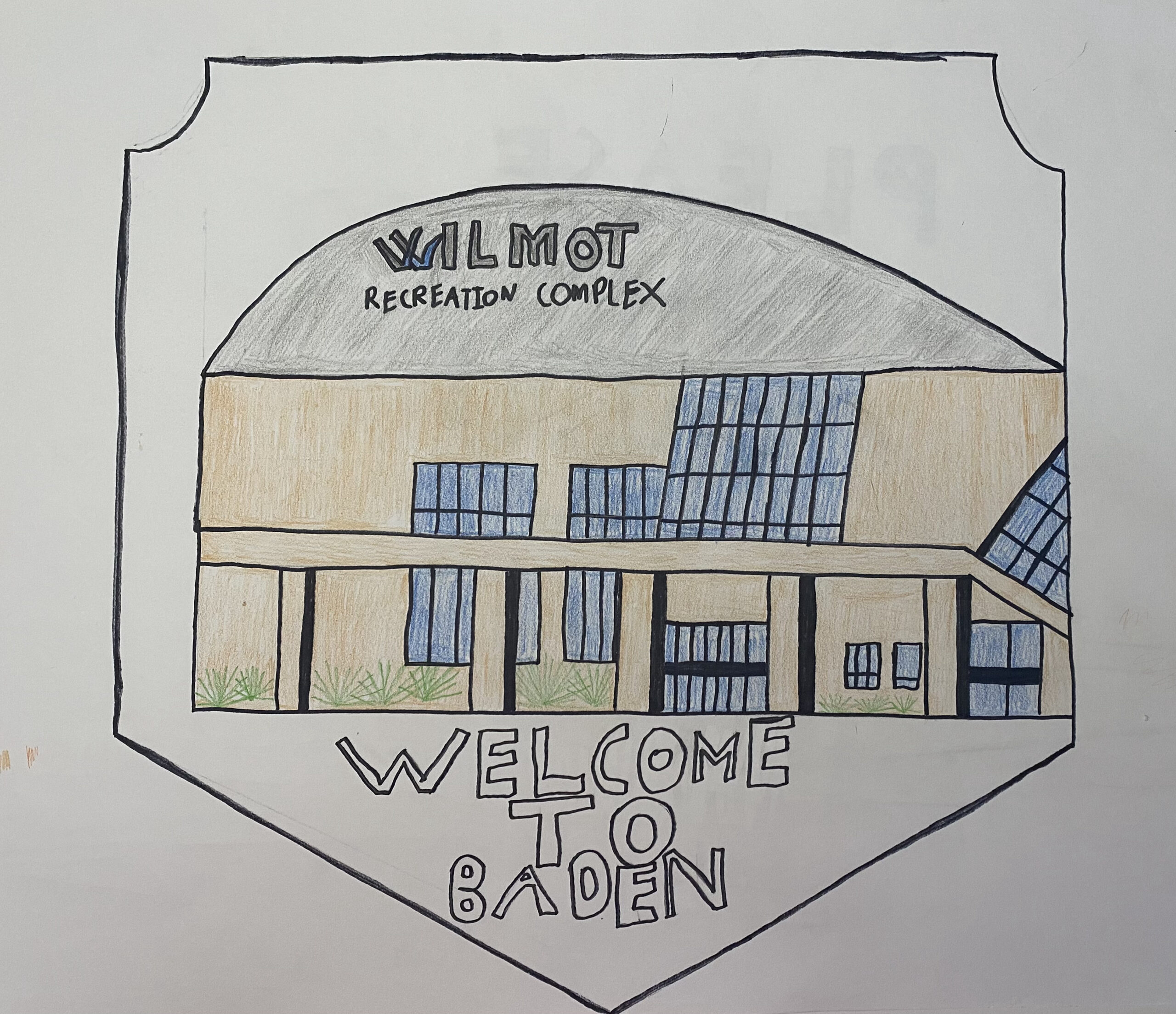 welcome to Baden sign by Tyler
