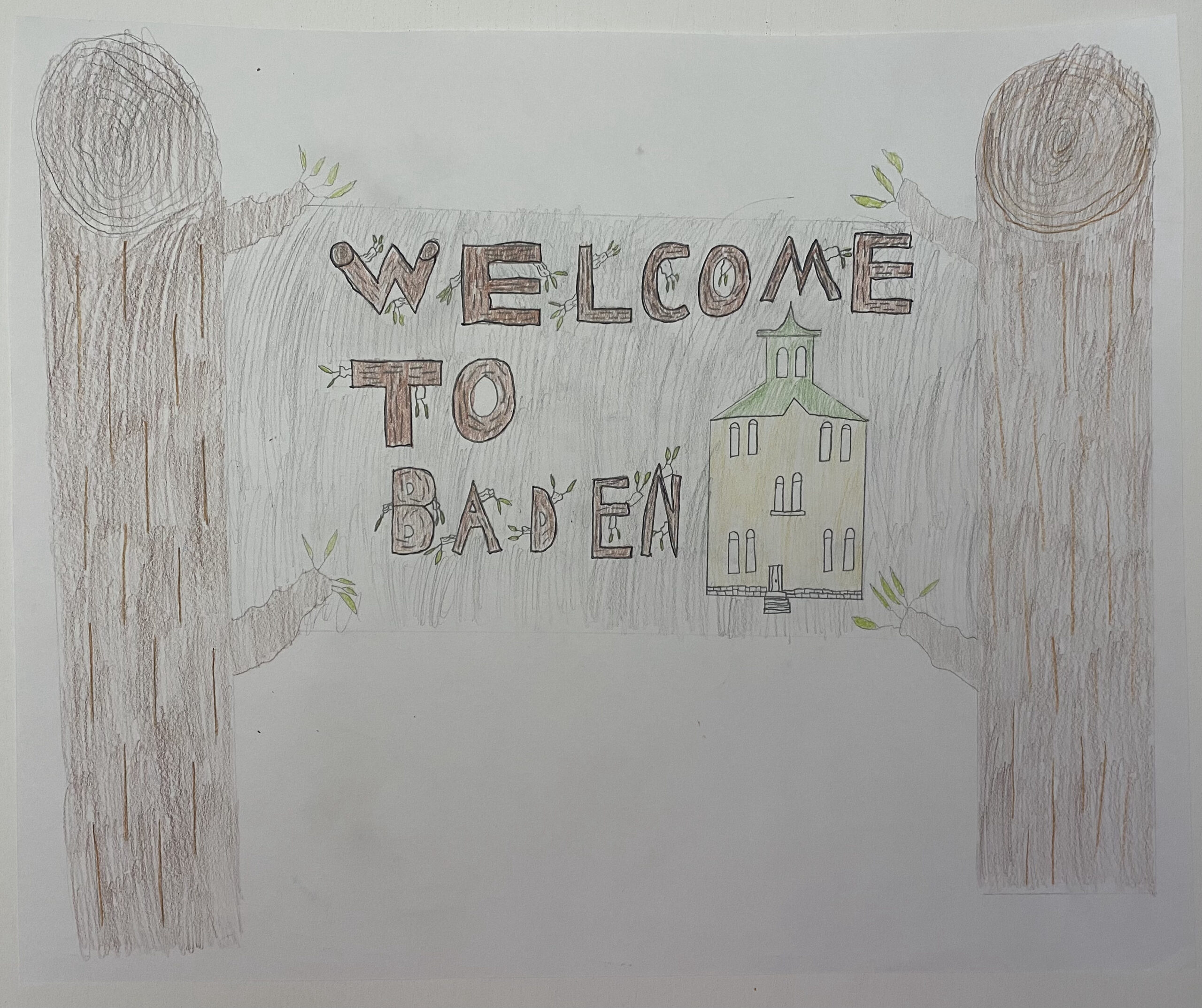 welcome to Baden sign by Robert