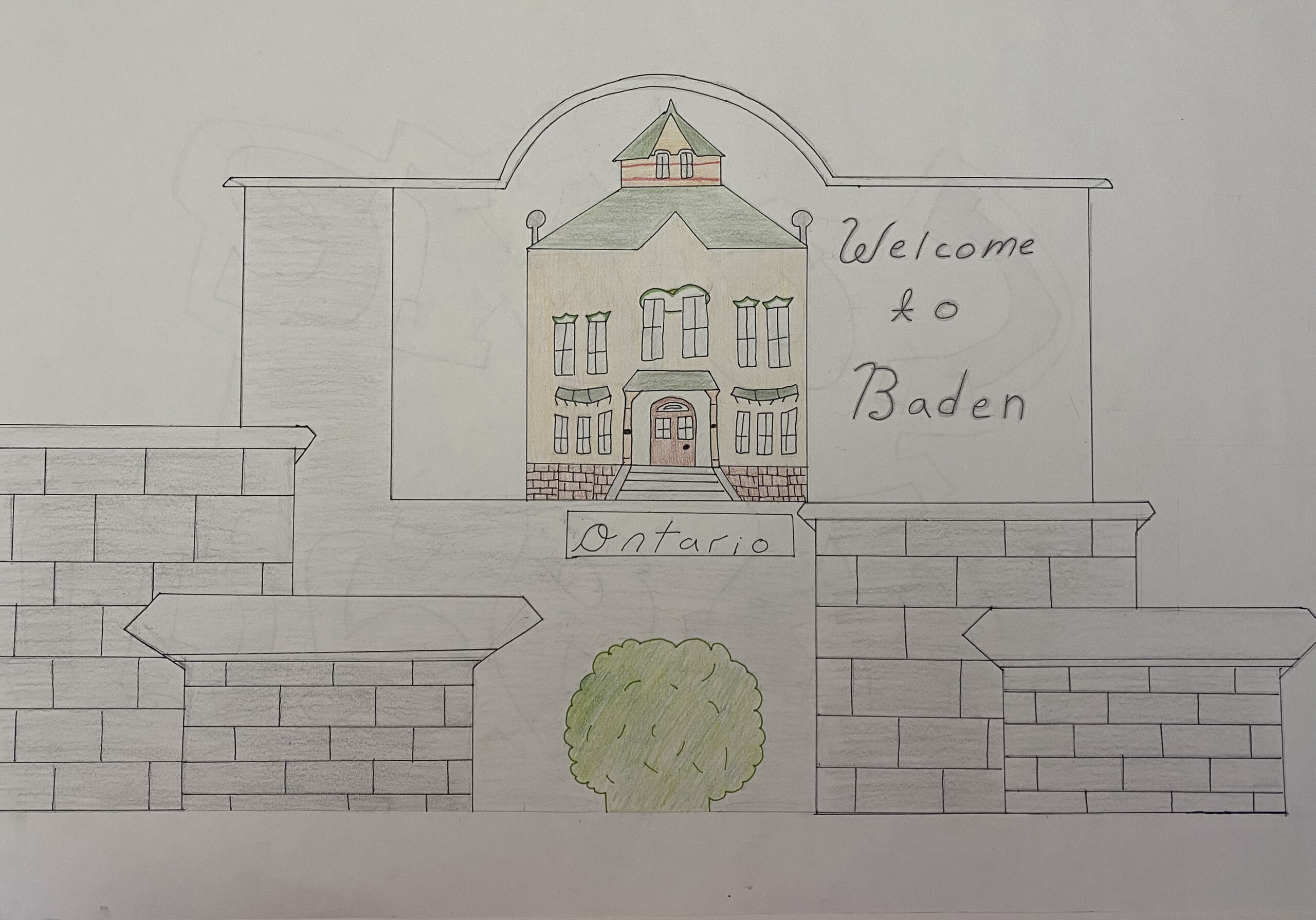 welcome to Baden sign by Maxim