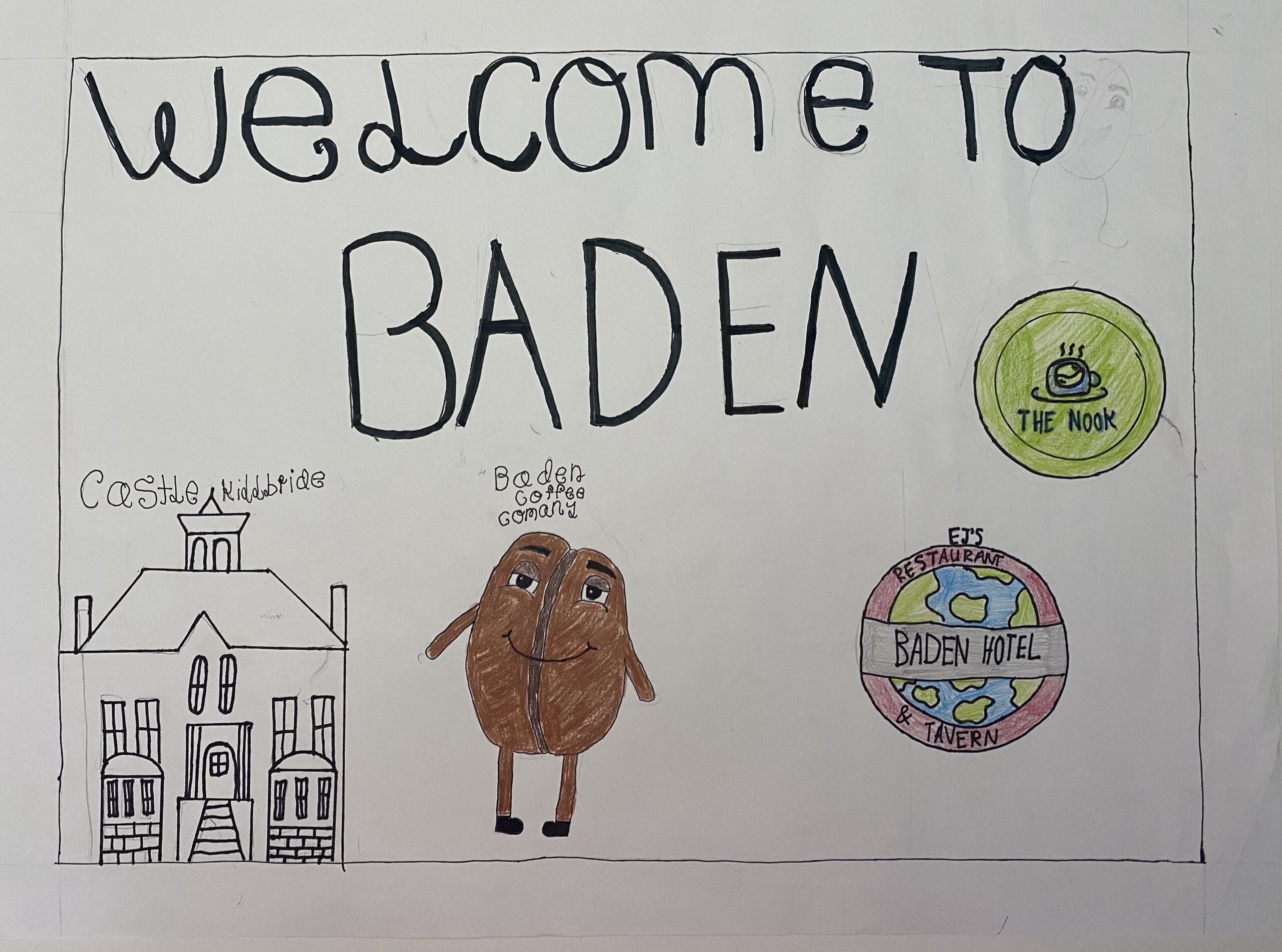 welcome to Baden sign by Allie